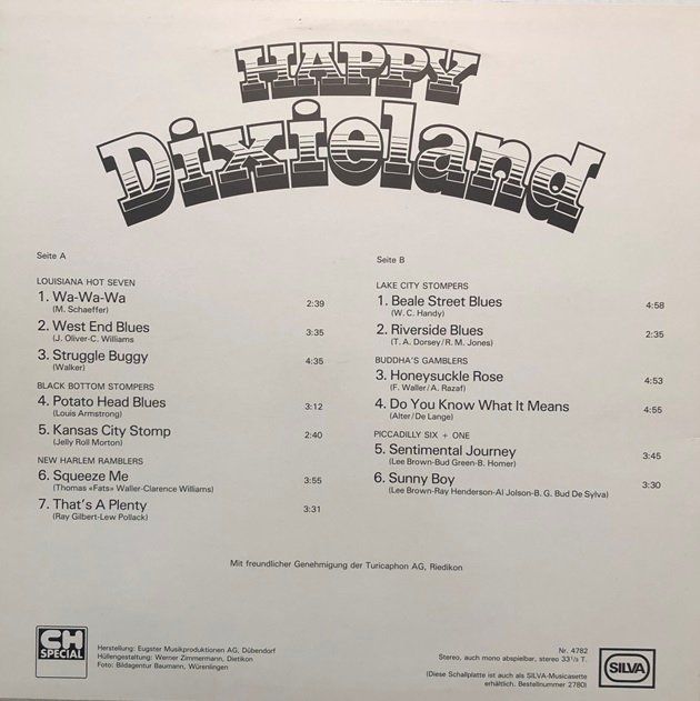 Dischi in vinile: Happy Dixieland (LP) – Usato da Grüningen venduto da azulvinyl 1