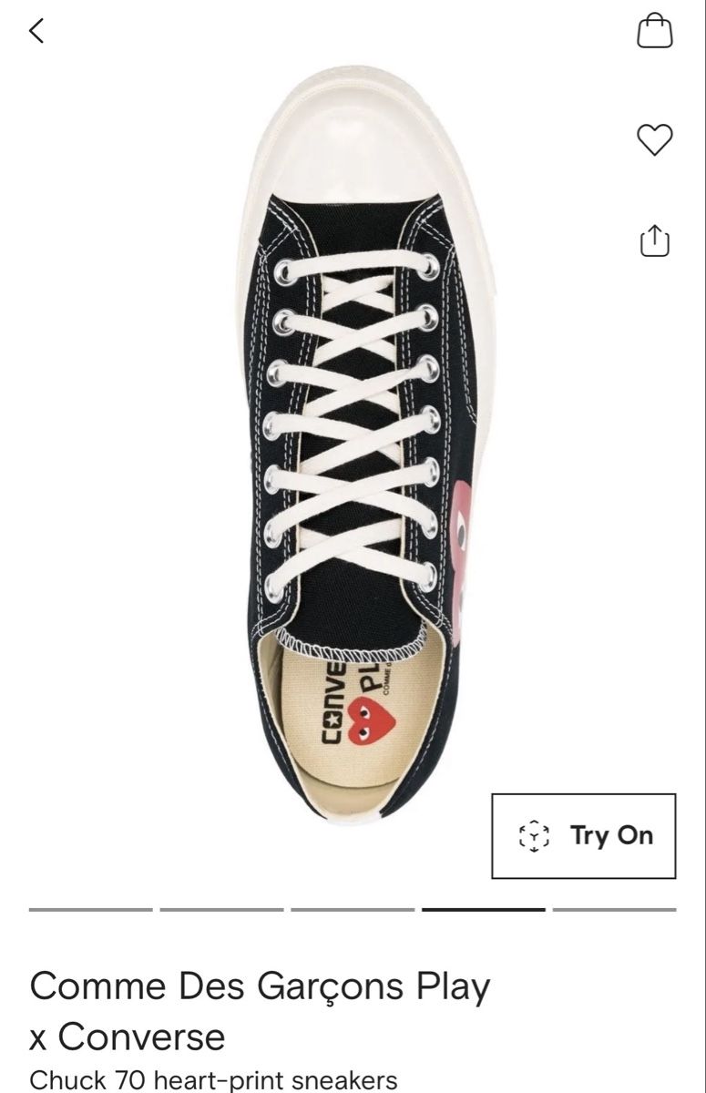 Converse Scarpe da uomo: Comme des Garçons PLAY x Converse Chuck 70 – Nuovo (secondo la descrizione) da Zürich venduto da Benutzername-B 2