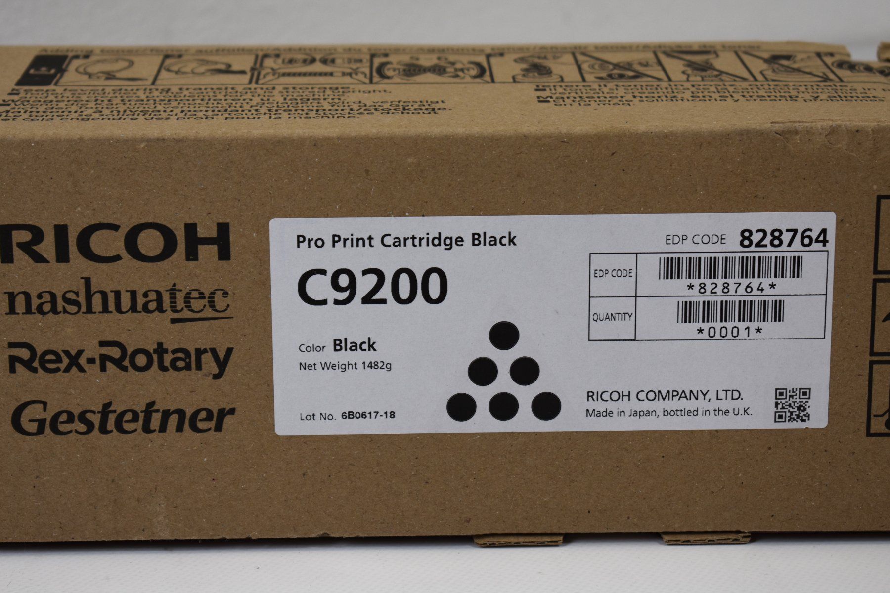 Ricoh Cartucce per stampanti & toner: RICOH Druckpatrone C9200 Schwarz (26062646) – Nuovo e nell'imballaggio originale da Zürich venduto da fundsachenverkauf 1
