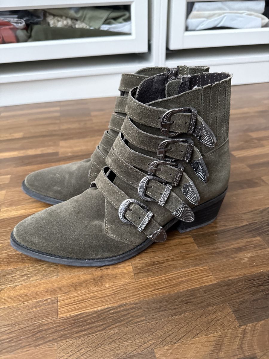 Damenschuhe: Leather biker Boots, Size 39 – Gebraucht aus Zürich von lar_8826 2