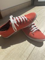 Fred Perry Turnschuhe rot/koralle Grösse 39 sehr guter Zusta