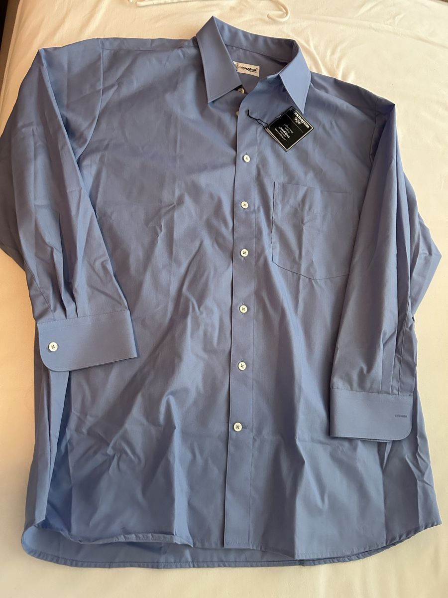 Walbusch Camicie: Walbusch Hemd Gr. 42 blau NEU – Nuovo e nell'imballaggio originale da Zug venduto da Gibbi80 1