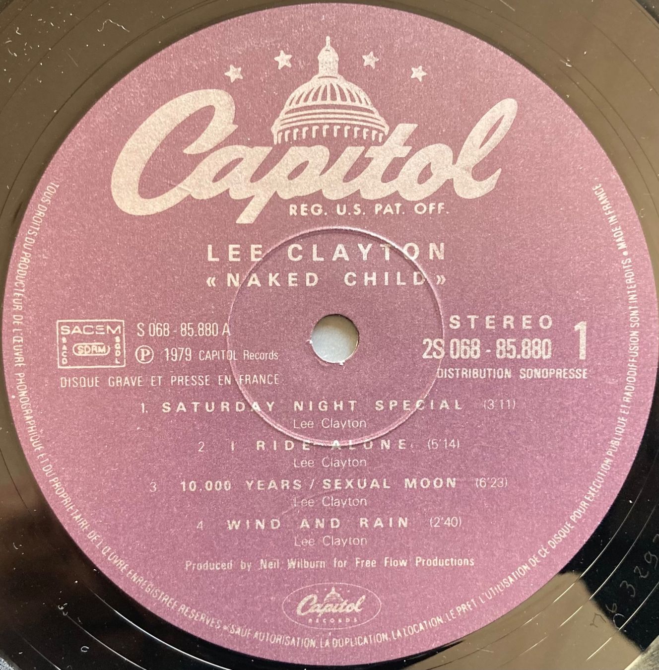 Schallplatten: LEE CLAYTON - NACKED CHILD – Gebraucht aus Poliez-Pittet von Newtown-Records 3