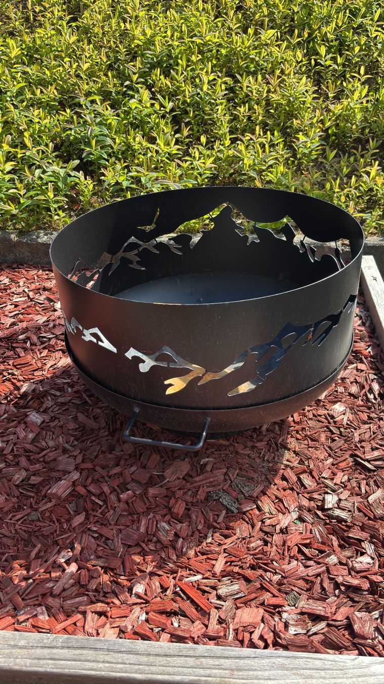 Bracieri: Feuerschale "Elegante", schwarz, 55 cm – Usato da Triengen venduto da Michele-G
