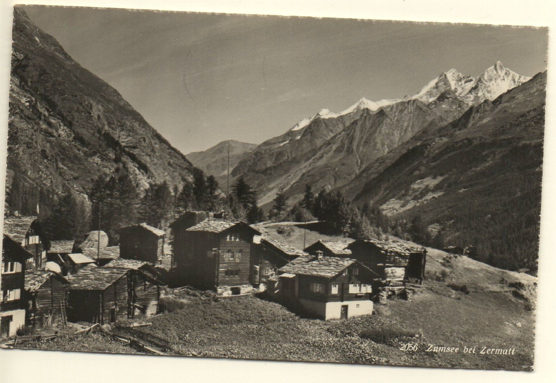 Cartoline postali: ZERMATT Zumsee – Usato da Jona venduto da philajona