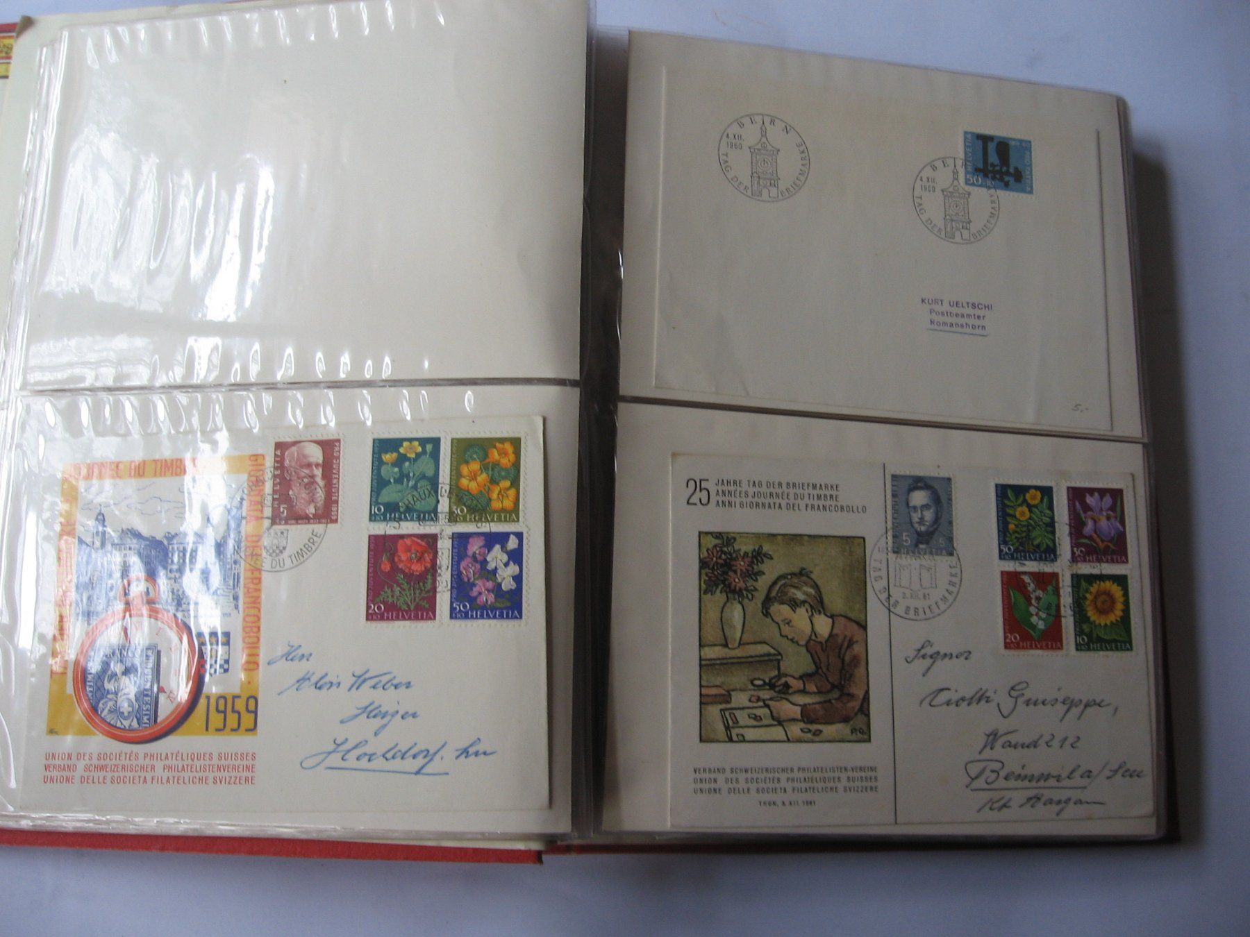 Tutti i francobolli: Album mit Tag der Briefmarkenbelegen – Usato da Nürensdorf venduto da Misterq 4