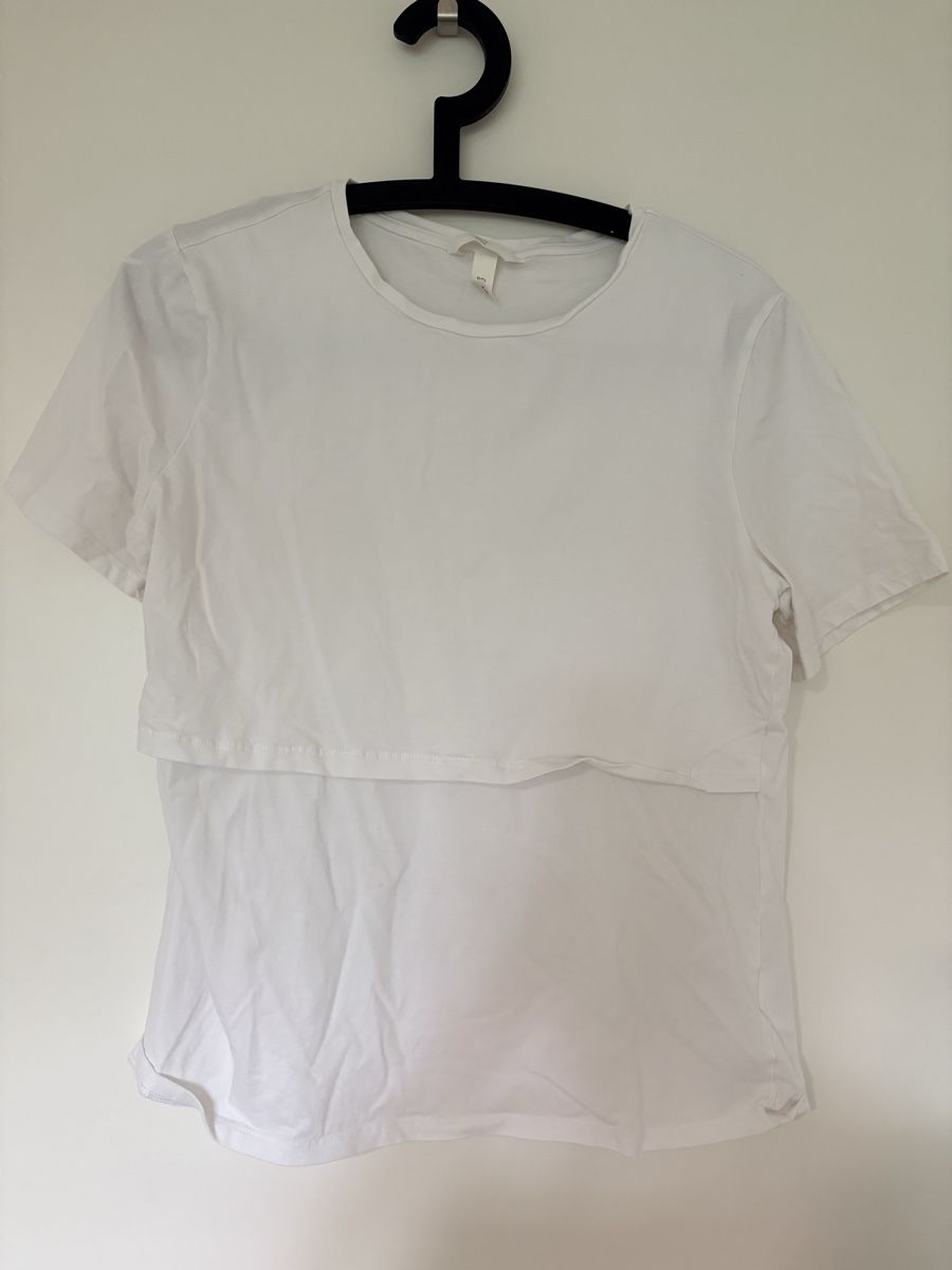 H&M T-shirt: 2 H&M Mama Stillshirt, Grösse L,  – Usato da Münchenstein venduto da Miresolese 2