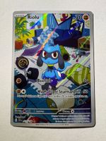 🔬✅ Pokémon Riolu 215/198 Karmesin und Purpur DE PL