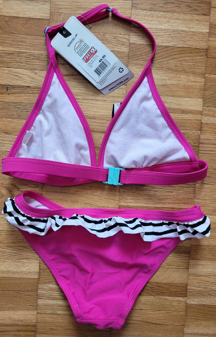 Speedo Costumi da bagno & Bikini: Neuer Speedo Bikini, Gr. 152, Pink/Weiss, Sommer-Hit! – Nuovo e nell'imballaggio originale da Münchenstein venduto da sun_mx9b 1