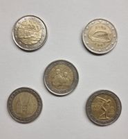 Lot de 5 pièces de 2 Euros