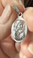 Anhänger mit Kette, mit Madonna in Silber 925, !