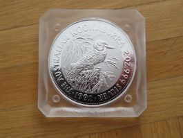 Silber Münze Kookaburra 1992 / 2 Unzen Silber Australien