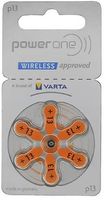 Hörgerätebatterien Powerone P13 orange