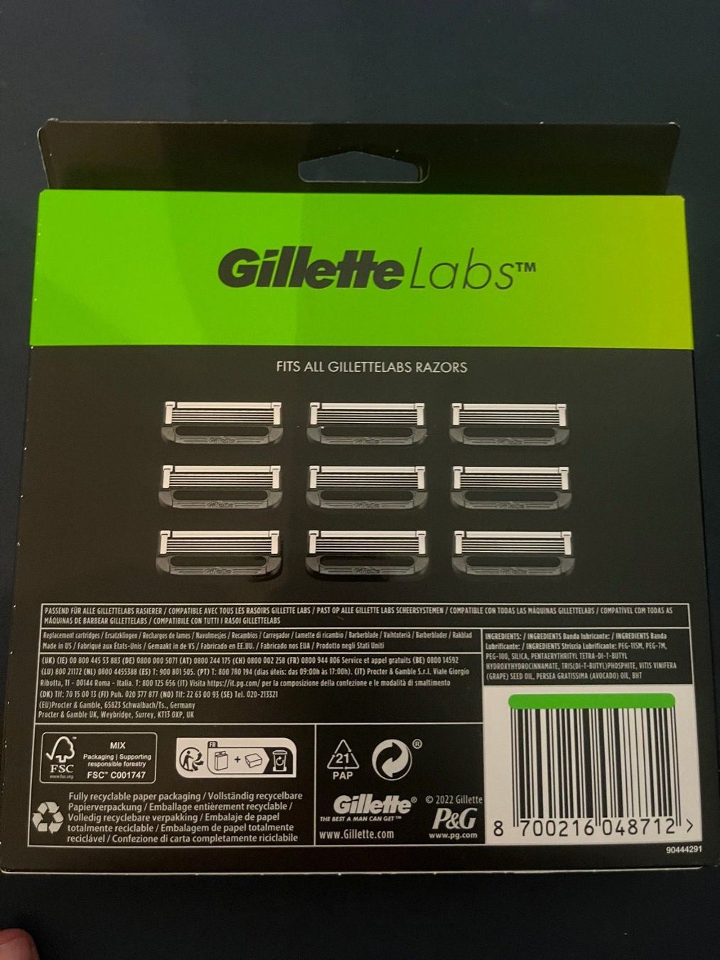 Rasoi & Lamette da barba: Gillette Labs x9 – Nuovo e nell'imballaggio originale da Noville venduto da Berlusconi55 1