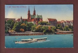 BASEL - Pfalz und Münster - Schiff - 1930