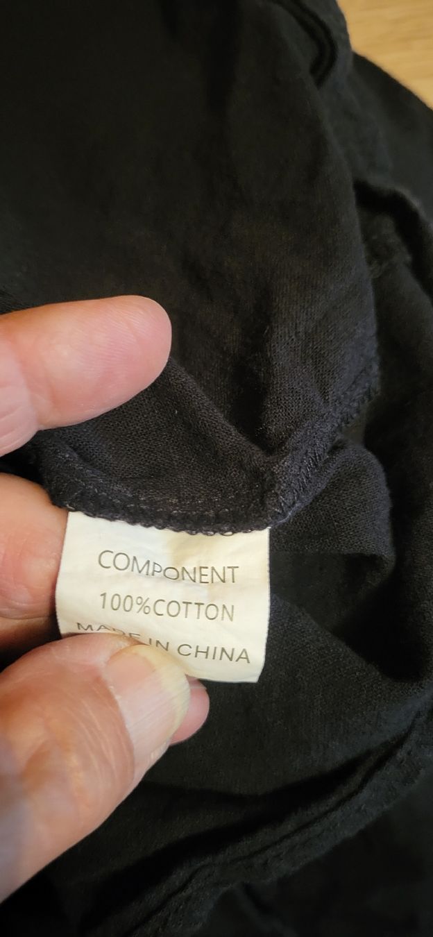 Chemises: Herrenhemd Lang/oder 3/4 arm Schwarz Baumwolle grob. Gr. XXL – D'occasion à Schweizersholz par fuchs06 6