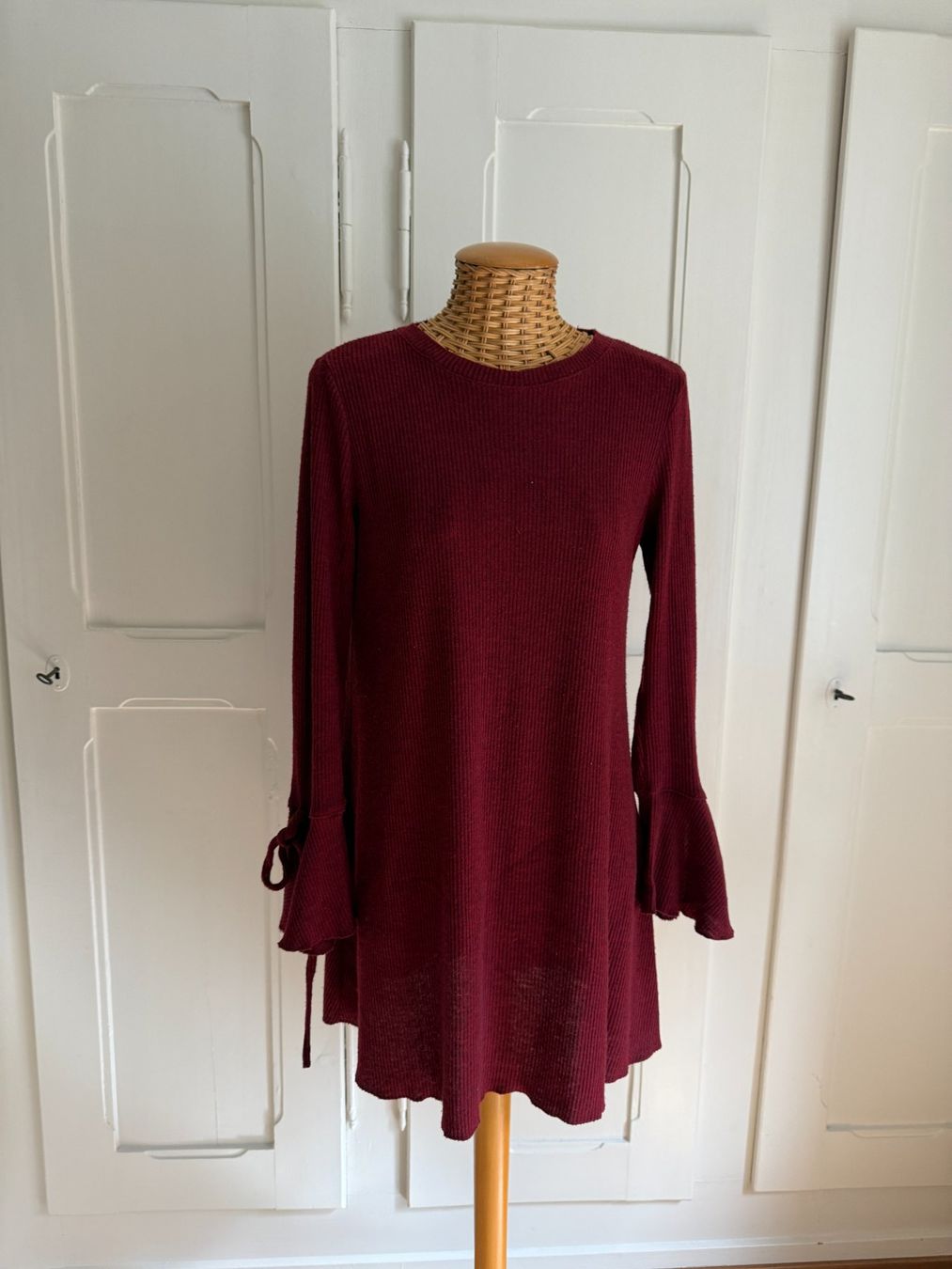 Mango Vestiti: MANGO - Strickkleid weinrot S – Usato da Zürich venduto da Diazaio