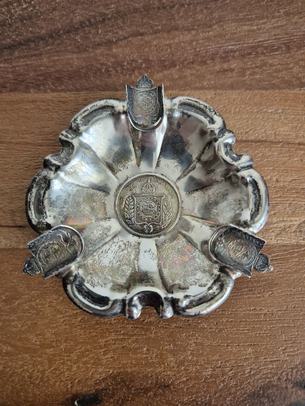 Portacenere: Antiker Silber Aschenbecher – Usato da Zürich venduto da Dalema13