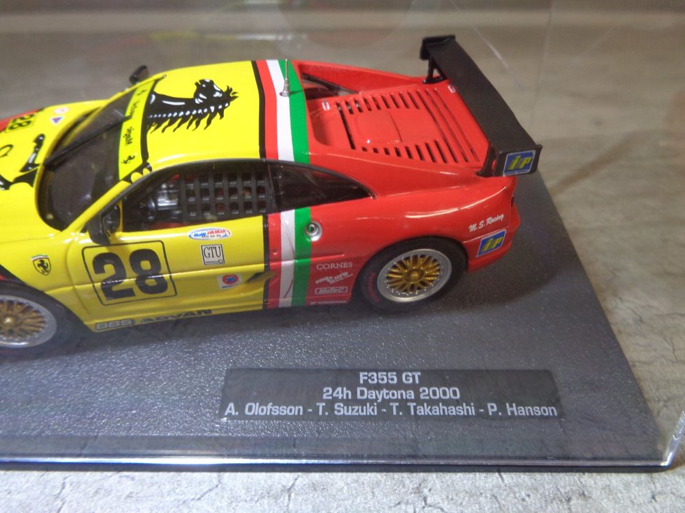1:43 Altaya Ferrari F355 GT 24 Heures de Daytona 2000 (Neu und