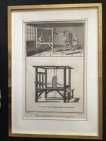 Kupferstich um 1760, Passementerie Blatt XVIII Diderot