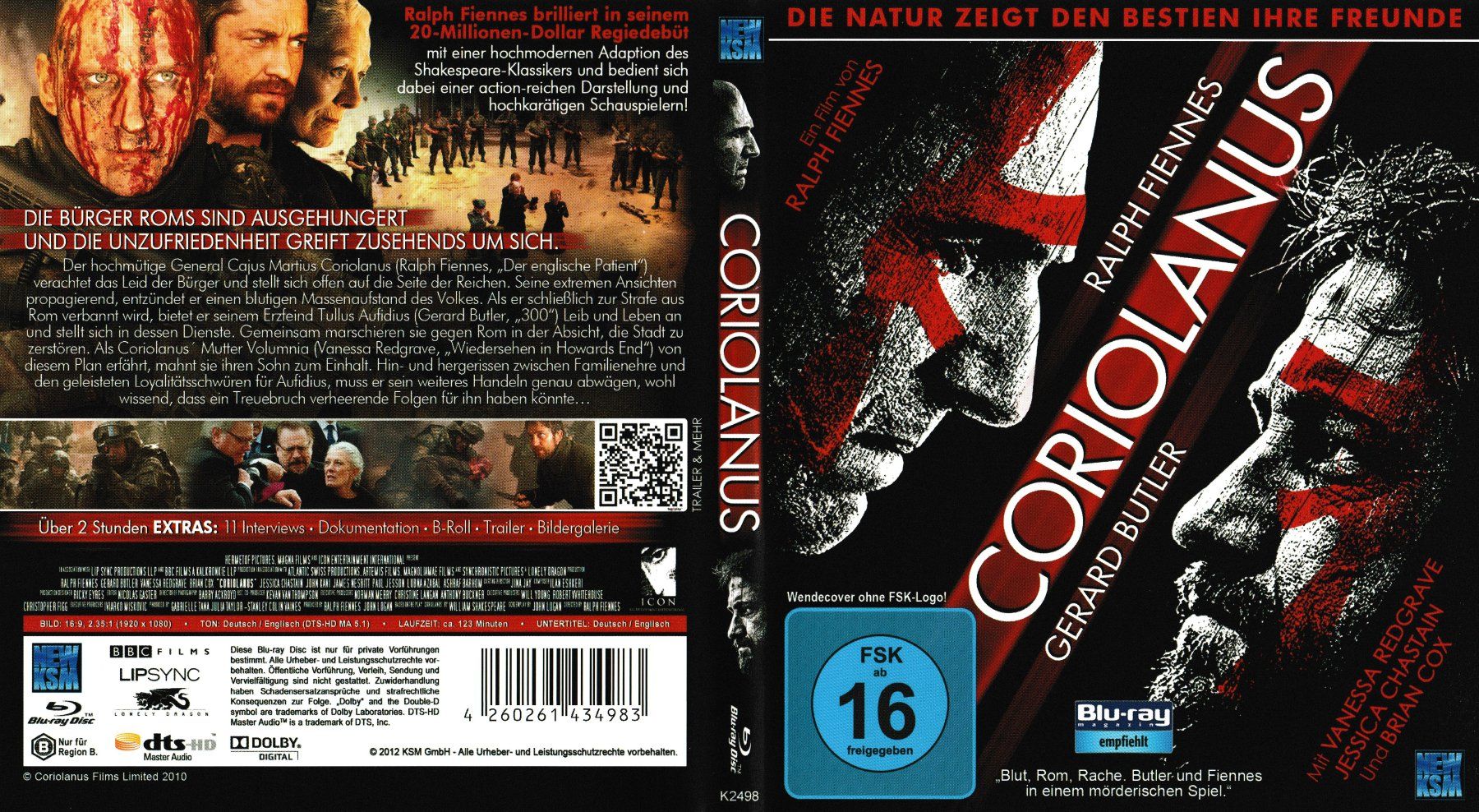 Alle DVDs: Blu-Ray - Coriolanus – Gebraucht aus Langnau am Albis von MediaRescuerKeLoX