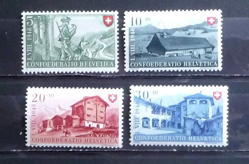 Tutti i francobolli: 1948 Schweiz 5 - 30 postfrisch – Usato da Horgen venduto da FIR-2008