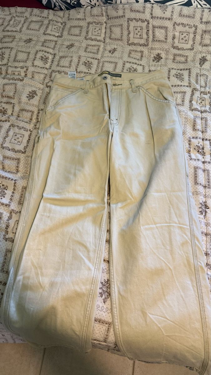Levi's Jeans: Levis Silvertab Jeans W32 L32 Beige – Usato da winikon venduto da lfisch04