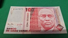 100 Escudos Cabo Verde 20 Janeiro 1989 Banknote