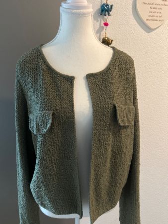 Damen Strickjacke olivgrün von Bodyflirt Gr. 40/42
