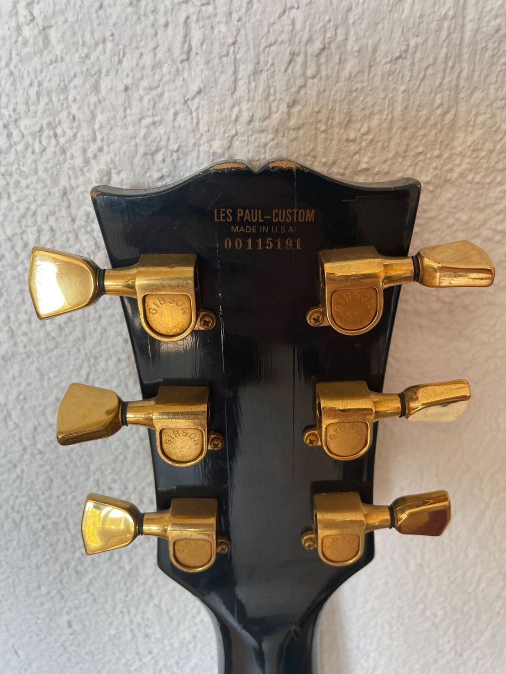 Gibson Strumenti musicali: 1976 Gibson Les Paul Custom Ebony "Black Beauty" – Usato da Günsberg venduto da ildierfdivad 4