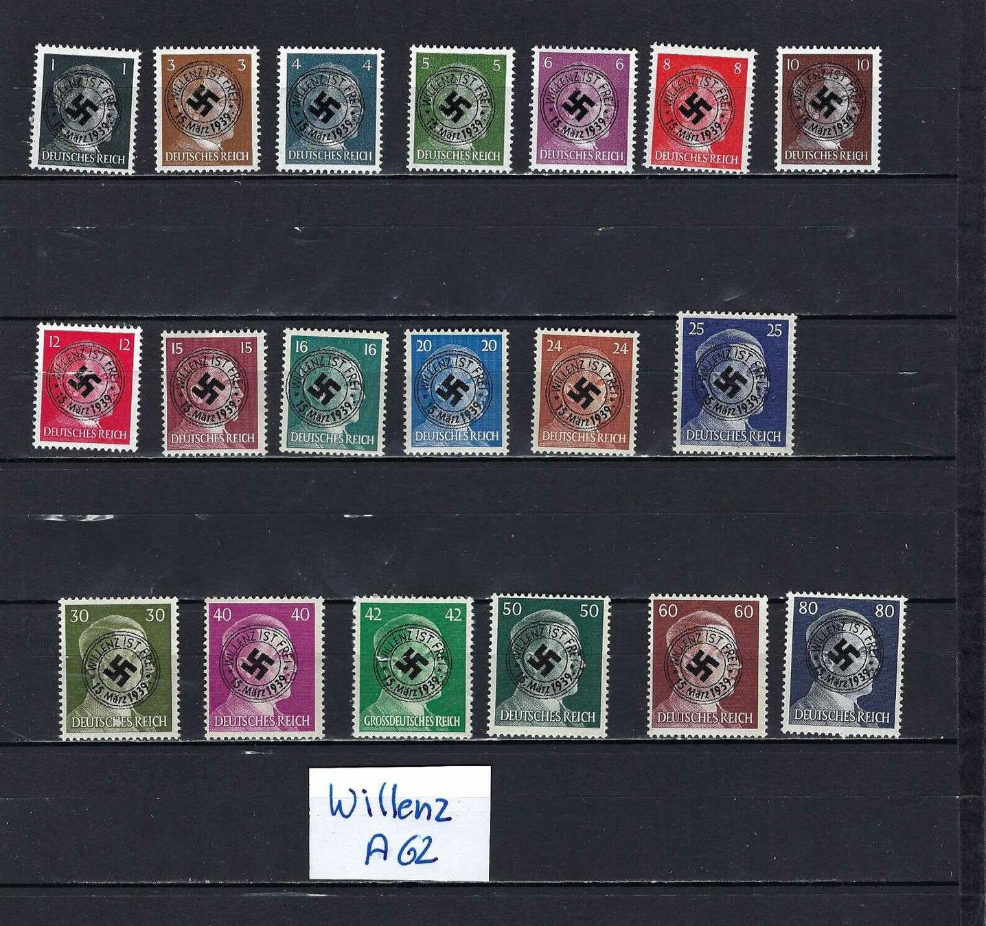 Alle Briefmarken: WKII Lokalausgabe Willenz ** – Neu und originalverpackt aus Altstätten SG von Nandodax
