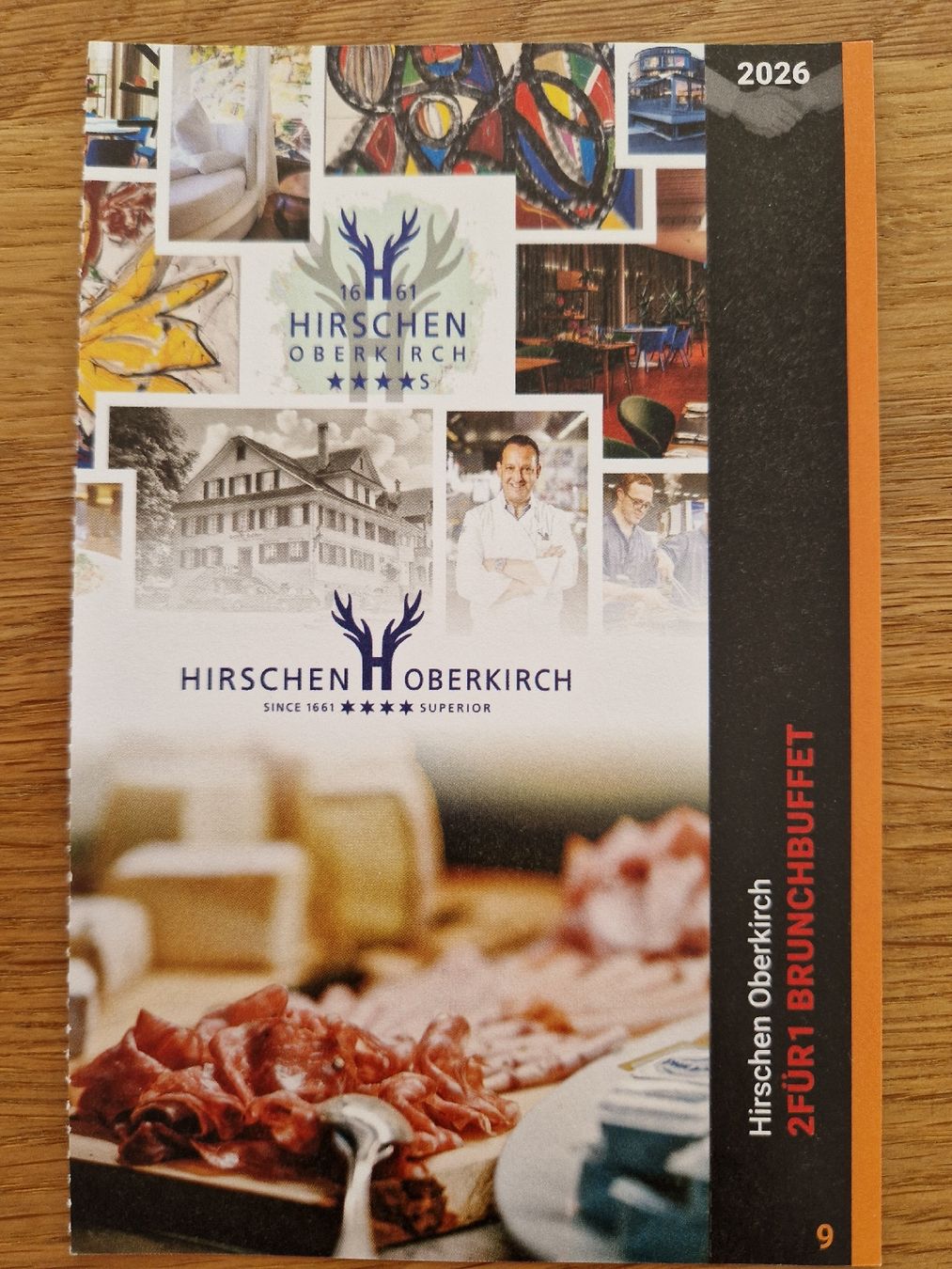 Buoni: 2für1 Hirschen Oberkirch, Brunchbuffet  – Nuovo e nell'imballaggio originale da Kulmerau venduto da Doene7