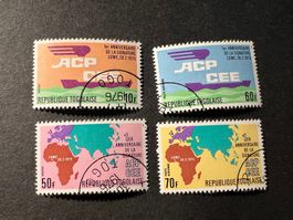 Togo 1976 - ACP and CEE Emblems - Set of 4 gest. (E881)