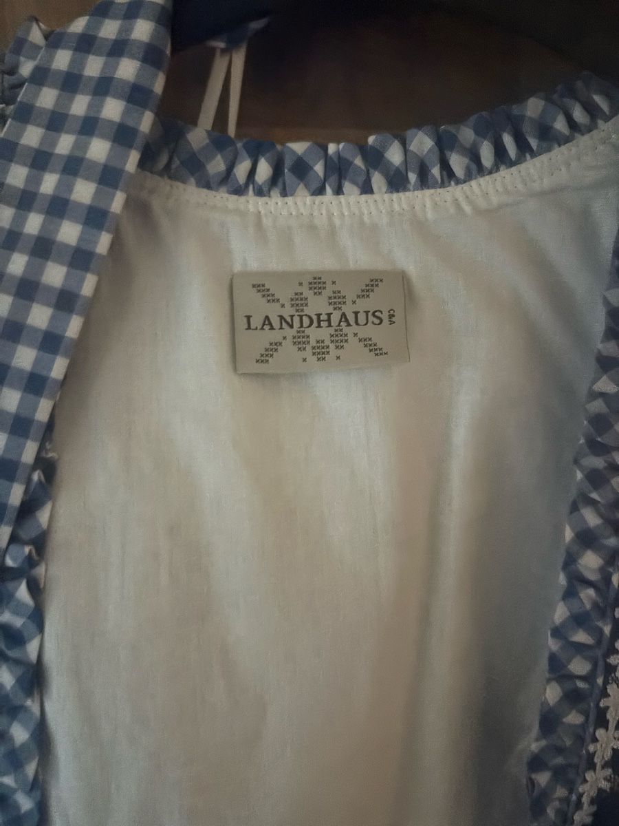 C&A Vestiti: Dirndl blau/weiss Grösse 44 – Nuovo e nell'imballaggio originale da Wetzikon ZH venduto da davos74 2