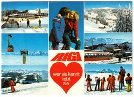 Rigi - 7 Bild AK