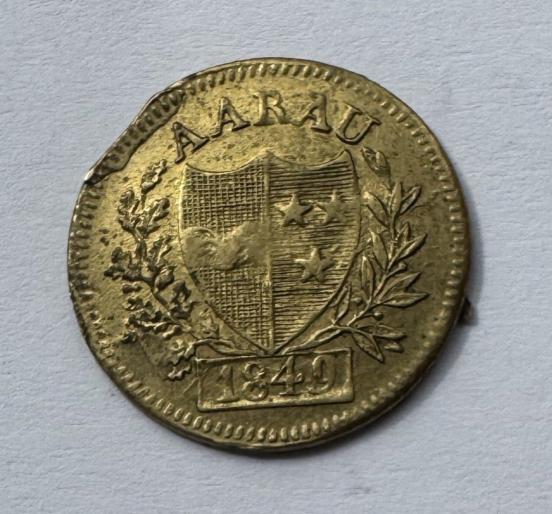 Medaglie: 1842 Schützenjeton Chur – Usato da Kirchberg SG venduto da Helveticus00 1