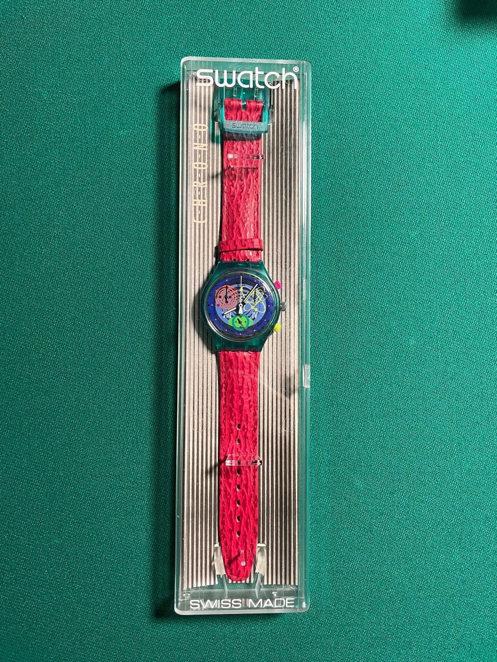 Swatch Orologi: Swatch Chrono Pink Spings 1992, SCL103 – Nuovo e nell'imballaggio originale da Jonen venduto da Pipo091156
