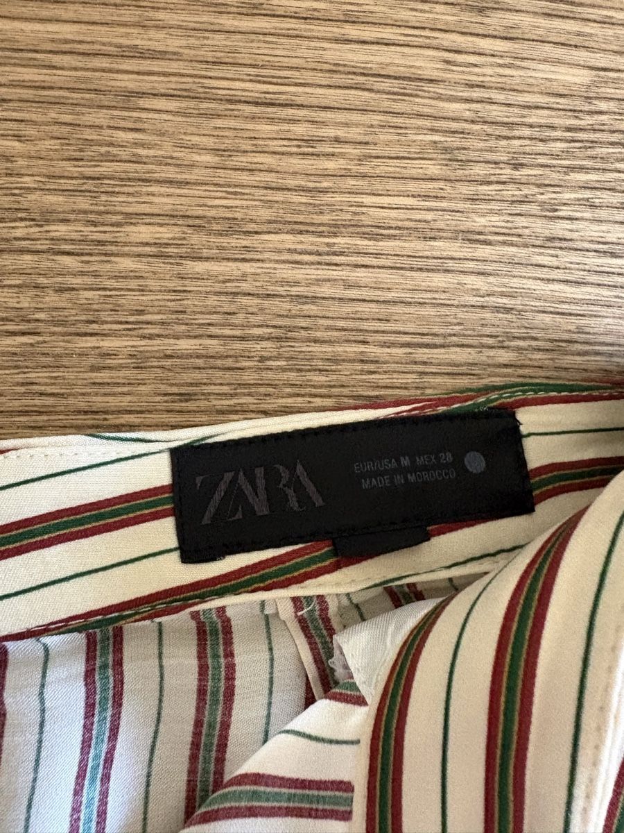 Zara Pantaloni: Hosen aus Viscose gestreift neu – Nuovo (secondo la descrizione) da Zürich venduto da Altnic 3
