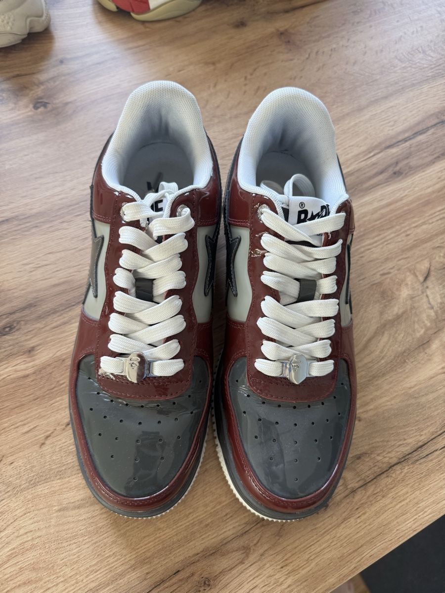 Bape Scarpe da uomo: A Bathing Ape BAPE Sta Rot/Grau – Usato da Zollikofen venduto da SeanMatti