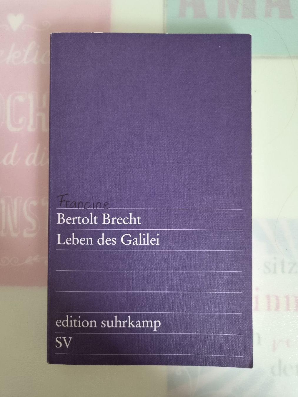 Livres: Bertolt Brecht Leben des Galilei  – D'occasion à Uznach par rir_k7xb