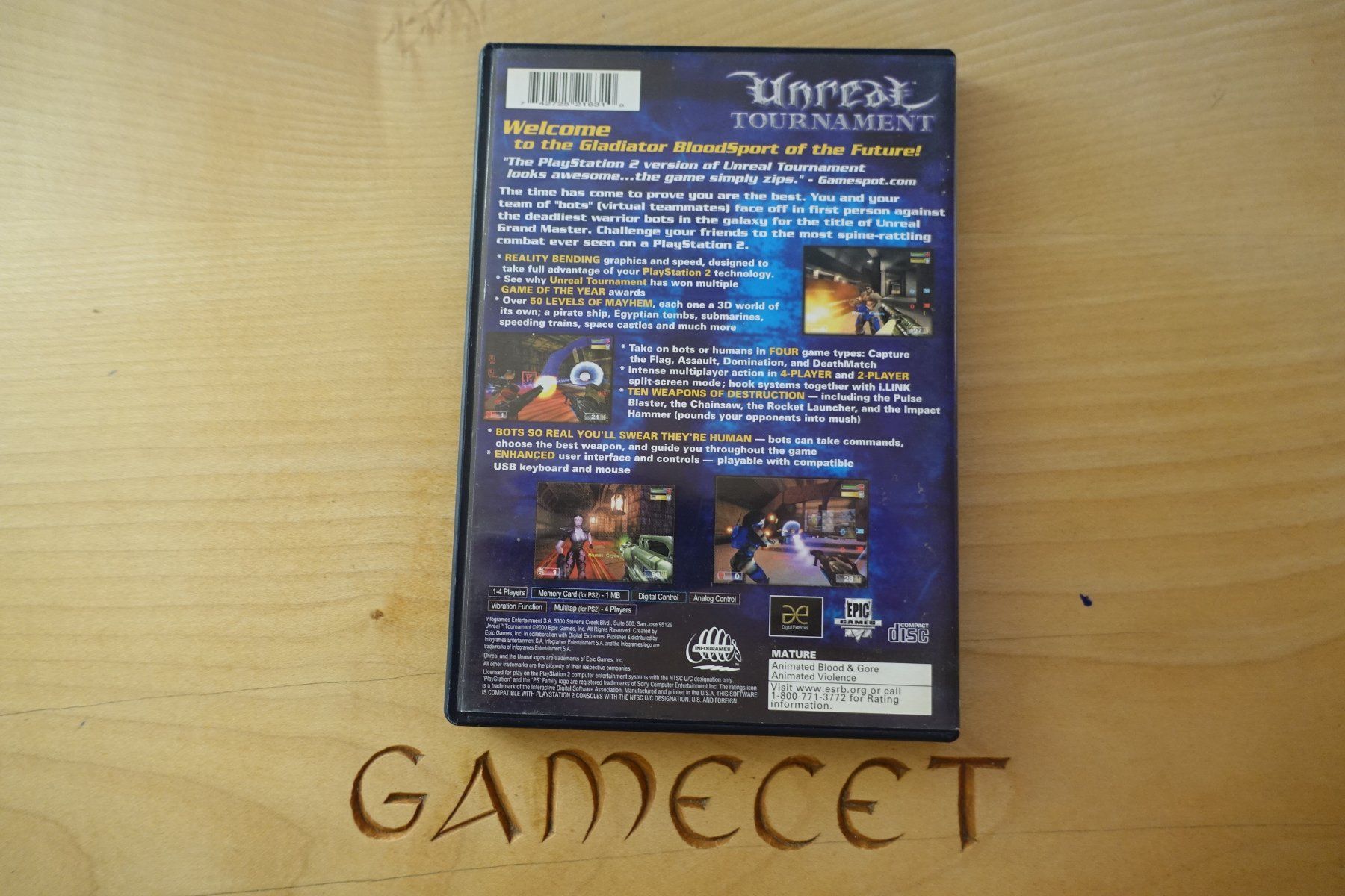 Sony Giochi: Unreal Tournament - Amerika – Usato da Steinach venduto da Gamecet 2