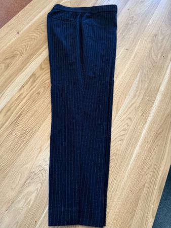 Esprit Damen Stoffhose Gr.42, Dunkelblau, Gestreift Top