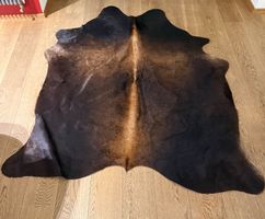 Echtes Kuhfell braun schwarz