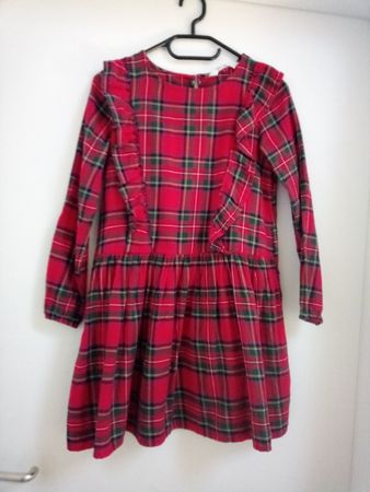 H&M Kleid, Gr. 140, rot kariert, festlich, wie neu!