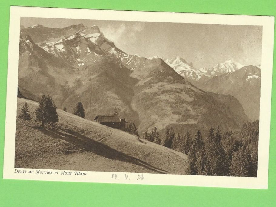 Cartoline postali: Dents de Morcles et Mont Blance – Nuovo (secondo la descrizione) da Zürich venduto da t24_de