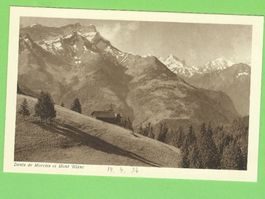 Dents de Morcles et Mont Blance