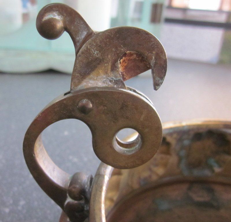 Pentole: Alter Zigarrenschneider mit Schale, Bronzefarben – Usato da Bischofszell venduto da raika 8