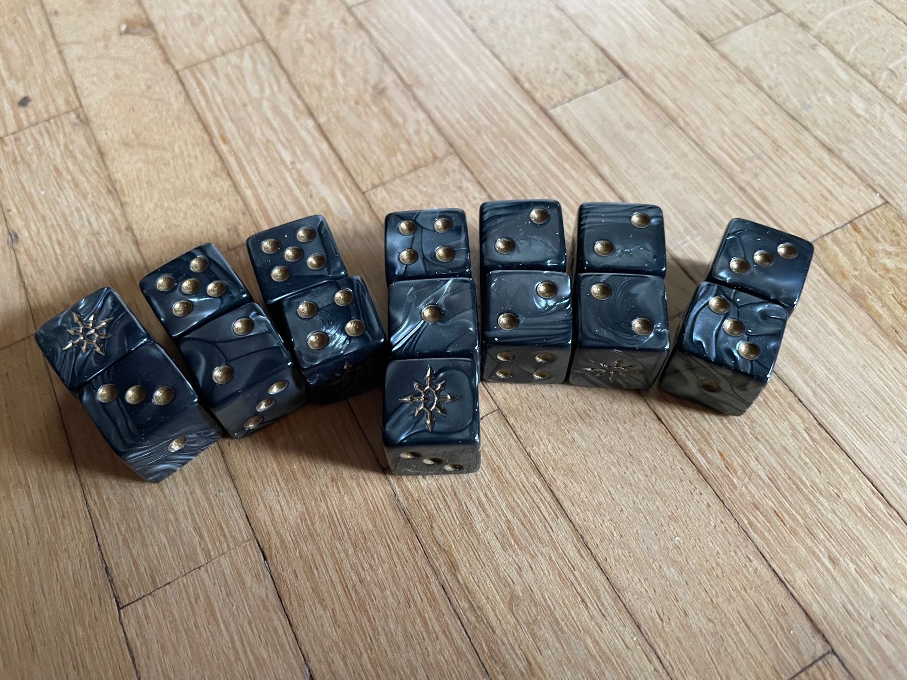 Giochi: WARHAMMER - BLACK LEGION - DICE SET – Nuovo (secondo la descrizione) da Egg b. Zürich venduto da underworld 2