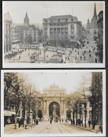 Alte AK Zürich belebt und mit Postkutschen, Tram Top ab 1.-