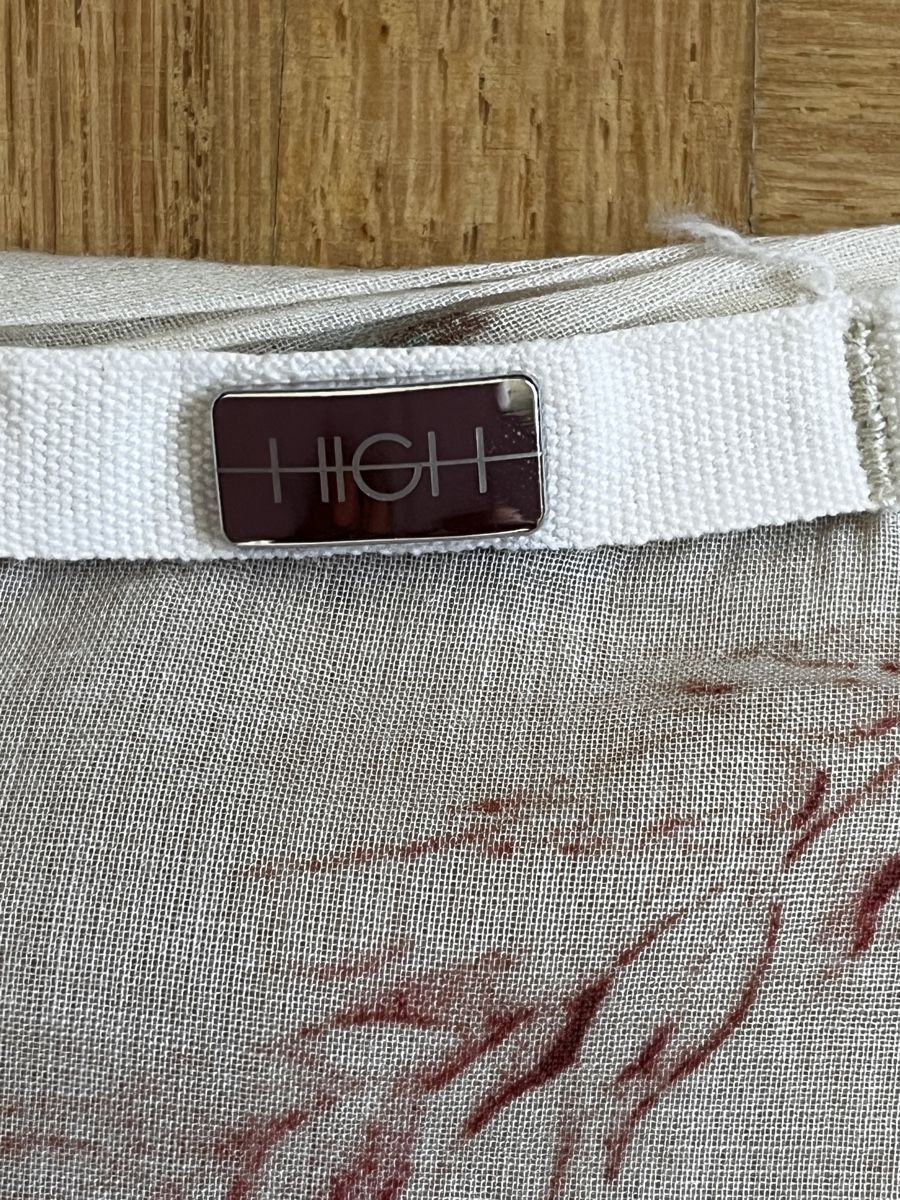 High Camicette: Bluse HIGH Use Grösse 38 floral weiss 3/4 Arm – Usato da Zürich venduto da Kleanthy 3